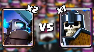 2 Mini Pekka VS 3 Guards