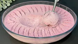 Only 2 ingredients! Real ice cream without condensed milk! Few know this recipe!🤩
