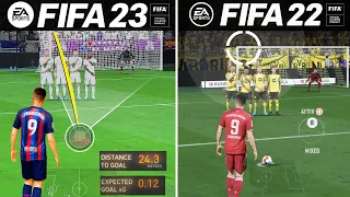 FIFA 23 VS FIFA 22    NEXT GEN    GRAPHICS COMPARISON