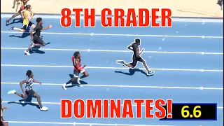 THIRD FASTEST 100m By An 8th Grader Ever! | 2022 adidas Outdoor Nationals