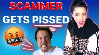 PISSING OFF A SCAMMER BY USING DIAL-UP INTERNET - HE CUSSED ME OUT 🤬 | IRLrosie #scambaiting