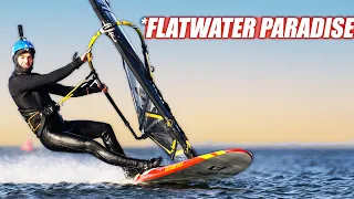 We Windsurfed this FLATWATER PARADISE in the Netherlands!🚀