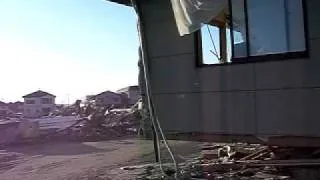 東日本大地震の大津波15ｍ宮城県亘理町荒浜全壊滅したきくしん釣店