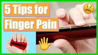 5 Tips for Fixing Finger Pain! 🖐️ (for the Beginner Guitar Player)