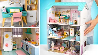 Erschaffe deine eigene Miniatur-Fantasiewelt mit diesem einfachen DIY-Puppenhaus-Bausatz