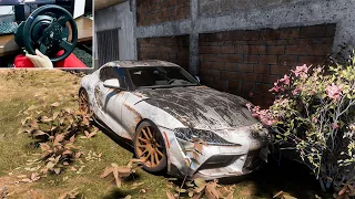 Rebuilding a Toyota Supra MK5 (1300HP) - Forza Horizon 5 | Thrustmaster T300RS Gameplay