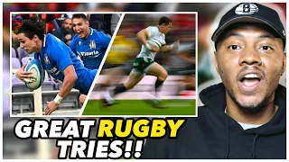 NFL FAN REACTS To 32 Great Rugby Tries in 2022