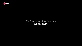 LG's future mobility. Teaser