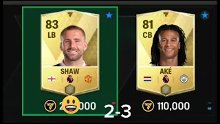 EA FC Mobile Manchester united vs Manchester city fifa cards