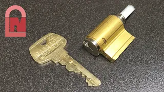 Sargent XC Lock Cylinder Picked