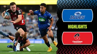 Super Rugby Pacific 2023 | Blues v Crusaders | Rd 4 Highlights