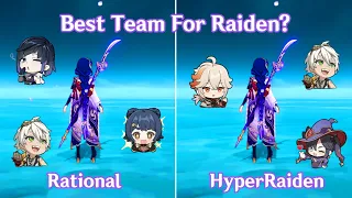 Rational Or HyperRaiden - What Is The Best Team For Raiden Shogun? | Genshin Impact