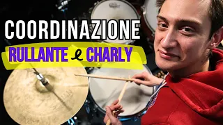 Coordinazione RULLANTE e CHARLESTON | Tutorial BATTERIA + Spartito PDF + Base Drumless ANGELS