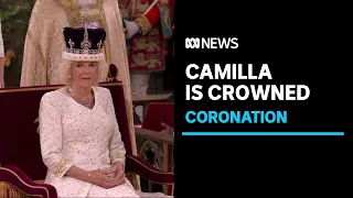 The moment Queen Camilla is crowned | ABC News