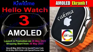 Hello Watch 3 AMOLED Ekranlı - Çakma APPLE Watch ULTRA