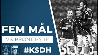 Inden søndag: Fem fede mål mod Brøndby IF