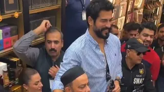 Burak ozcivit at Dolman Mall Karachi|Osman in Pakistan|Akhtar abbas