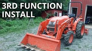 How To Install Summit 3rd Function Kit - Kubota L3901 L3301 L2501 L3200 Tractor