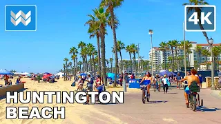 [4K] Pacific Airshow 2021 in Huntington Beach, California - Virtual Walking Tour 🎧 Binaural Sound