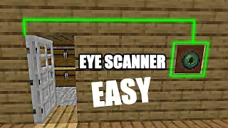 How to make a Eye Scanner Door in Minecraft! Easy!