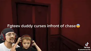 FGTeeV duddy Curses in front of Chase (Joke)