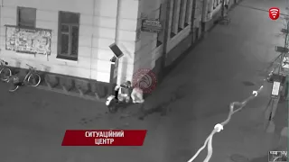 У центрі Вінниці затримали дебошира