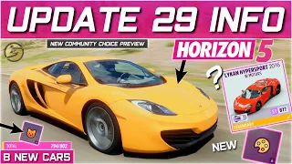 NEW Badges + 8 NEW CARS in Forza Horizon 5 Update 29 (FH5 Community Choice Festival Playlist)