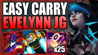 THIS IS HOW YOU CAN EASILY CARRY GAMES WITH EVELYNN JUNGLE! - Gameplay Guide League of Legends