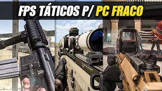 OS 5 MELHORES FPS TÁTICOS/REALISTAS PARA PC FRACO (2022)