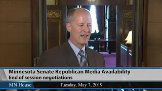 Minnesota Senate Republican Media Availability  5/7/19