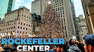 ✨NYC Christmas✨Rockefeller Center Christmas Tree, 5th Avenue & 6th Avenue (December 2, 2021)