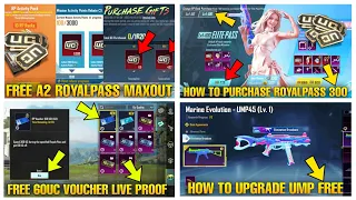 🔴A2 royalpass big Discount /How to Upgrade Ump/How to Get 60 UC Voucher/How to Purchase A2 royalpass