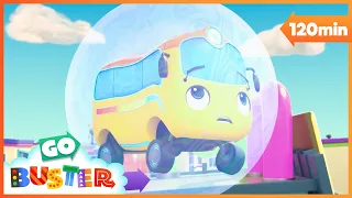 🫧 Buster Gets Stuck in a Bubble! | Go Learn With Buster | Videos for Kids