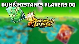 Dumb Things And mistakes Players Do in Dragon ball Legends PVP