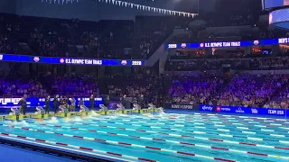 CAELEB DRESSEL SETS THE US OPEN RECORD AGAIN IN THE 100 BUTTERFLY 2021 US OLYMPIC TRIALS