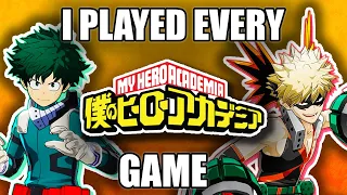 I Played EVERY My Hero Academia Game