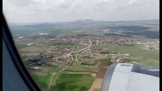 Landing at Ankara Esenboga Internasional Airport