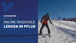 Skifahren lernen: lenken im Pflug mit Michi Matt | INTERSPORT Online Skischule 3/8