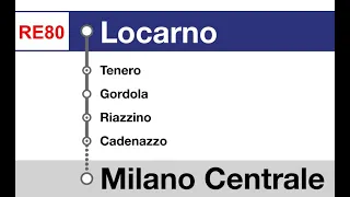 TILO Ansagen/annunci » RE80 TILO Locarno — Milano Centrale  (2023) | SLBahnen