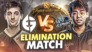 EG vs ELEPHANT CRAZY ELIMINATION MATCH !! TI10 THE INTERNATIONAL Dota 2