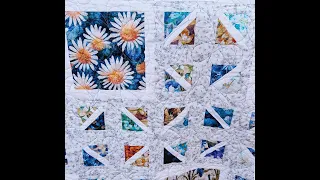Beautiful Blooms Quilt Tutorial featuring Dancing Blossoms