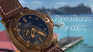 Panerai Submersible Bronzo Pam00671 | Jewels By Love, St. Maarten