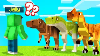 Playing GUESS WHO With DINOSAURS! (Minecraft)