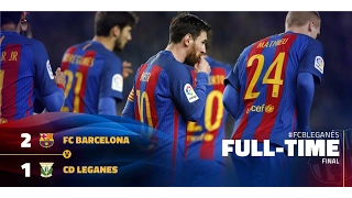 Барселона 2-1 Леганес  Ла Лига 2016 17  23 тур