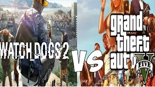 Watch Dogs 2 VS GTA 5 ответ всем тем кто их сравнивает