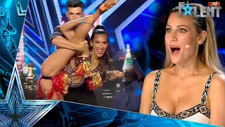 A COLOMBIAN and a URUGUAYAN sweep their dance | Auditions 3 | Spain's Got Talent 2021