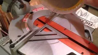 Miter Saw Adjustment