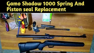 Gamo Shadow 1000 Spring And Piston seal Replacement | Gamo Shadow 1000 Assemble And Disassemble