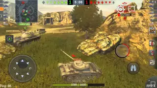 World Of Tanks:Blitz T-54 poor gun depression!!!