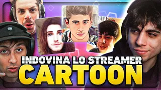 INDOVINA LO STREAMER DALLA VERSIONE CARTOON IA! QUIZ con BLUR e FRENE!!!